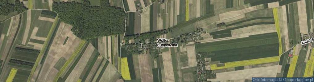 Zdjęcie satelitarne Wólka Łubkowska ul.